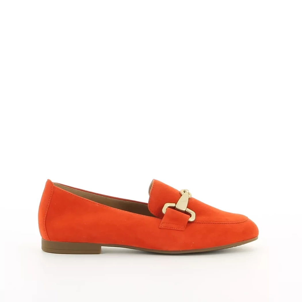 Image (2) de la chaussures Gabor - Mocassins Orange en Cuir nubuck