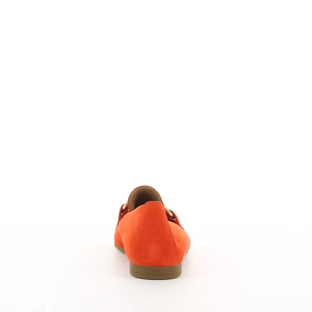 Image (3) de la chaussures Gabor - Mocassins Orange en Cuir nubuck