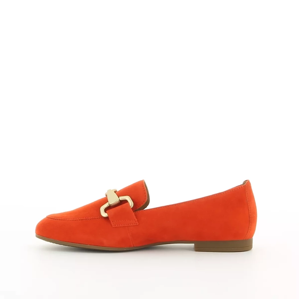 Image (4) de la chaussures Gabor - Mocassins Orange en Cuir nubuck