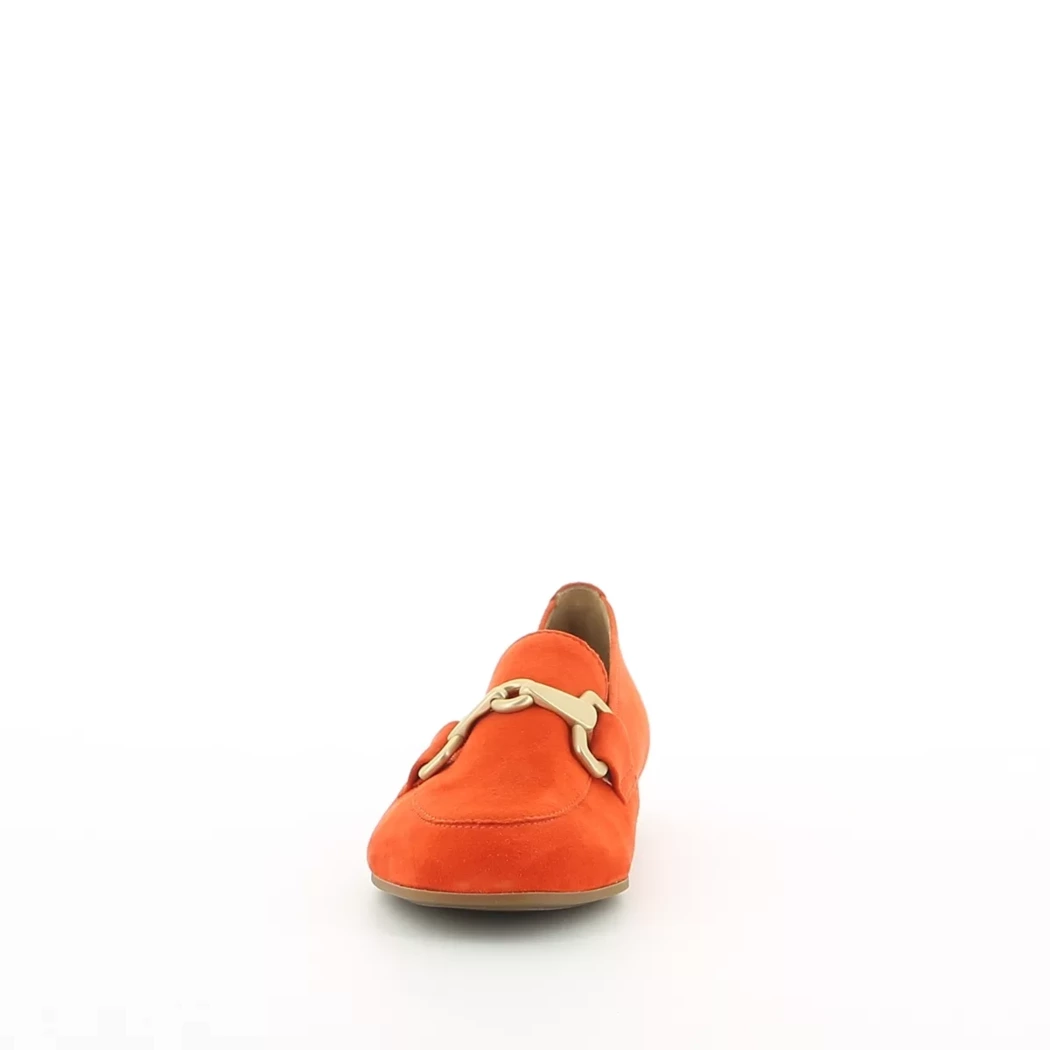 Image (5) de la chaussures Gabor - Mocassins Orange en Cuir nubuck