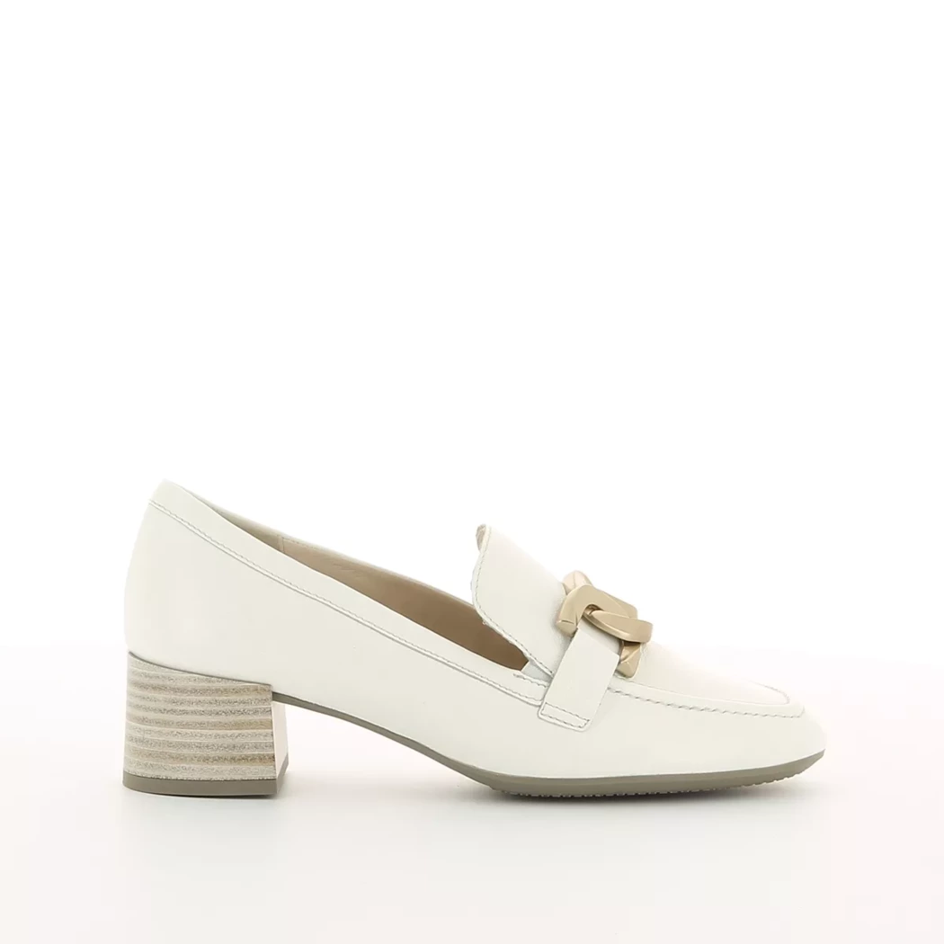 Image (2) de la chaussures Gabor - Mocassins Blanc en Cuir