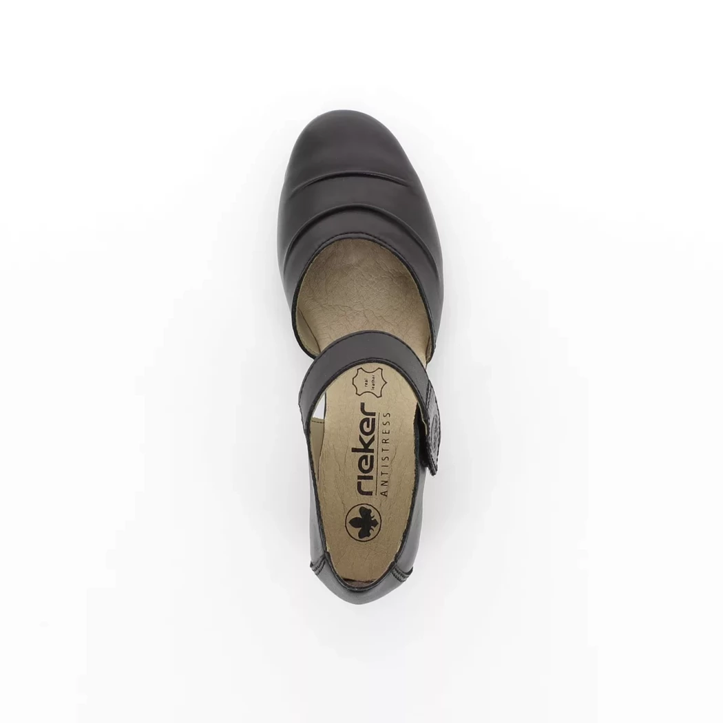 Image (6) de la chaussures Rieker - Escarpins Noir en Cuir