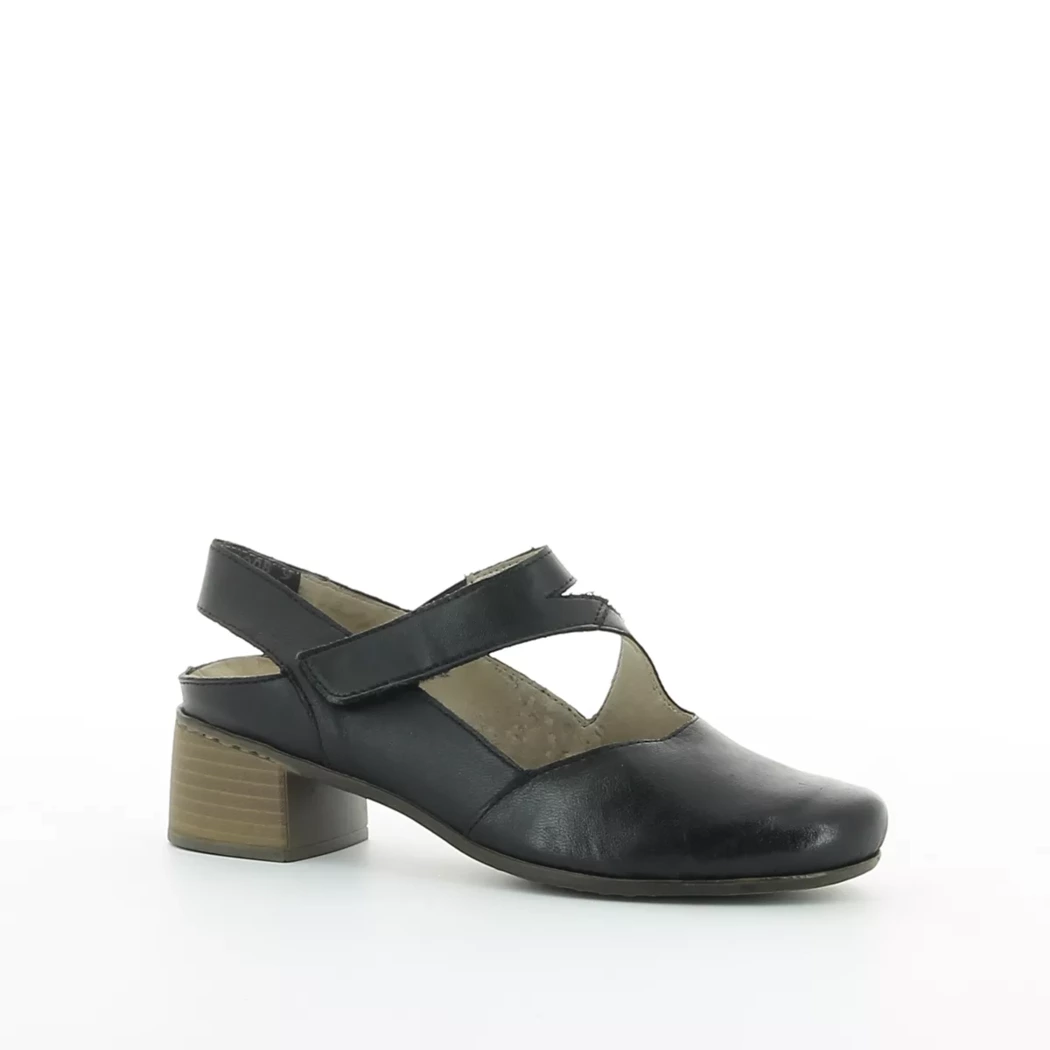 Image (1) de la chaussures Rieker - Escarpins Noir en Cuir
