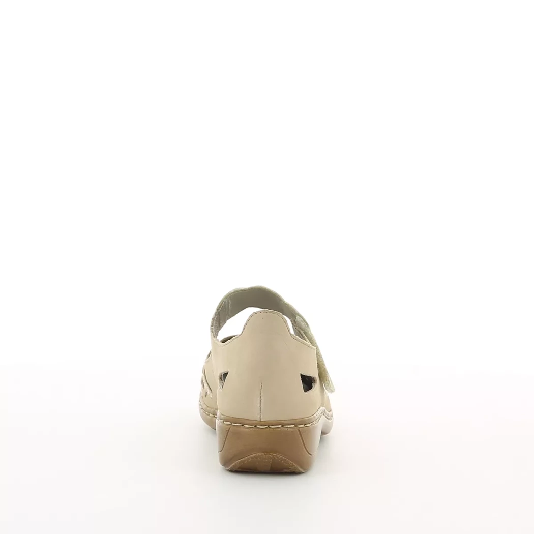 Image (3) de la chaussures Rieker - Escarpins Beige en Cuir nubuck