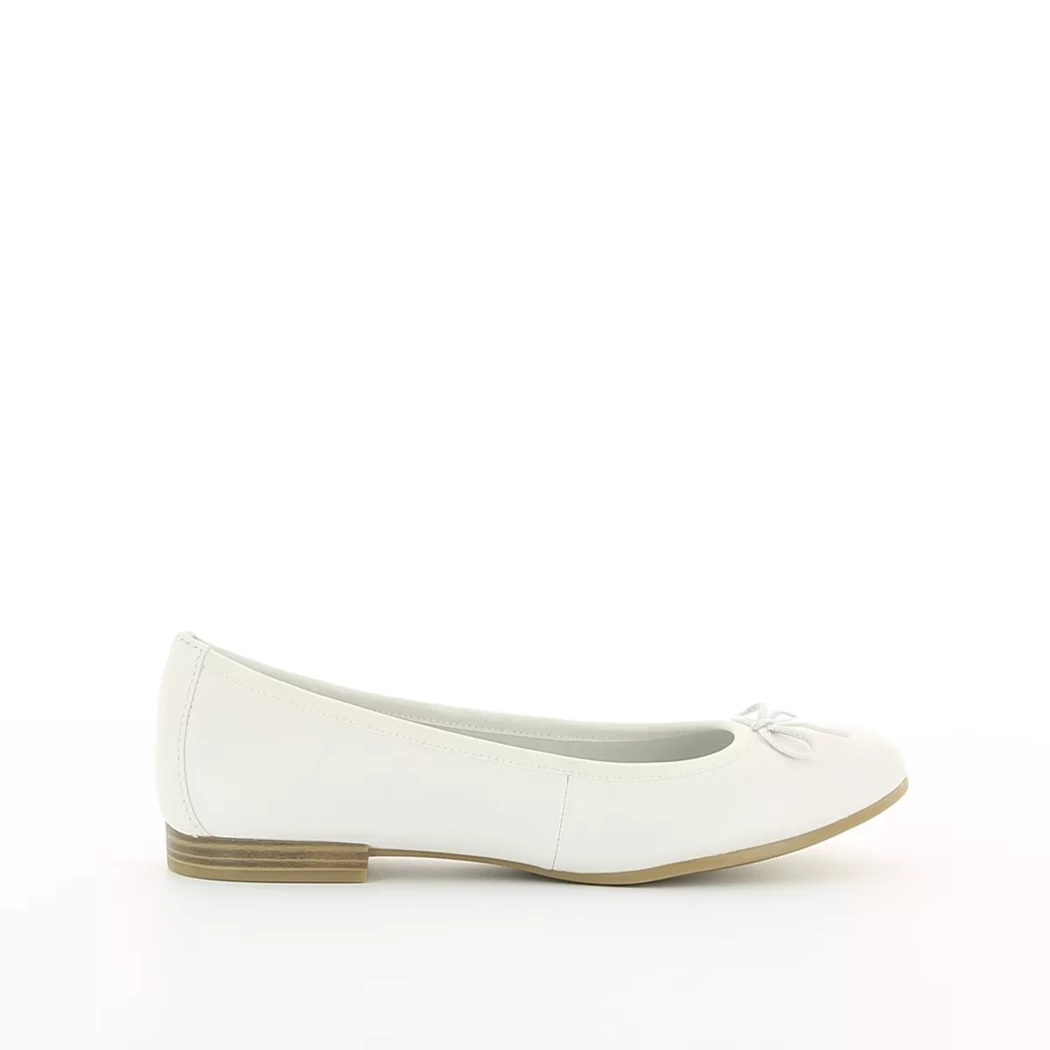 Image (2) de la chaussures Tamaris - Ballerines Blanc en Cuir