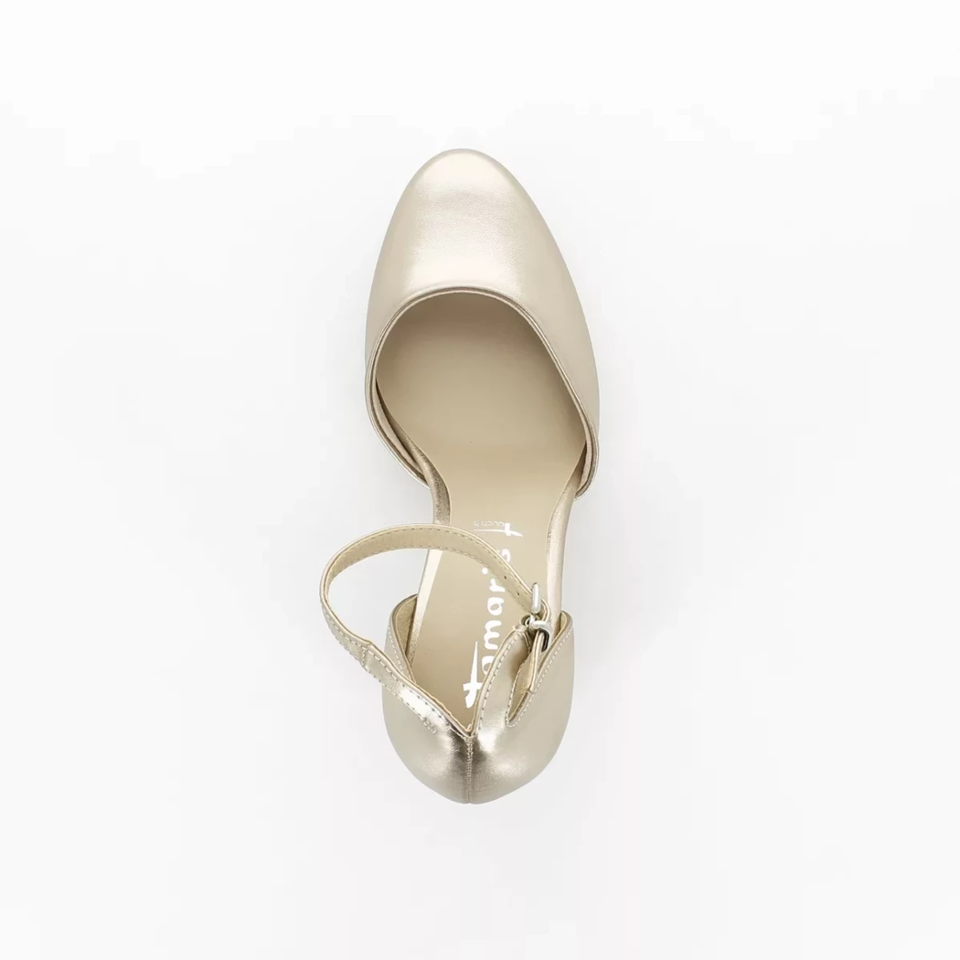Image (6) de la chaussures Tamaris - Escarpins Or / Bronze / Platine en Cuir synthétique
