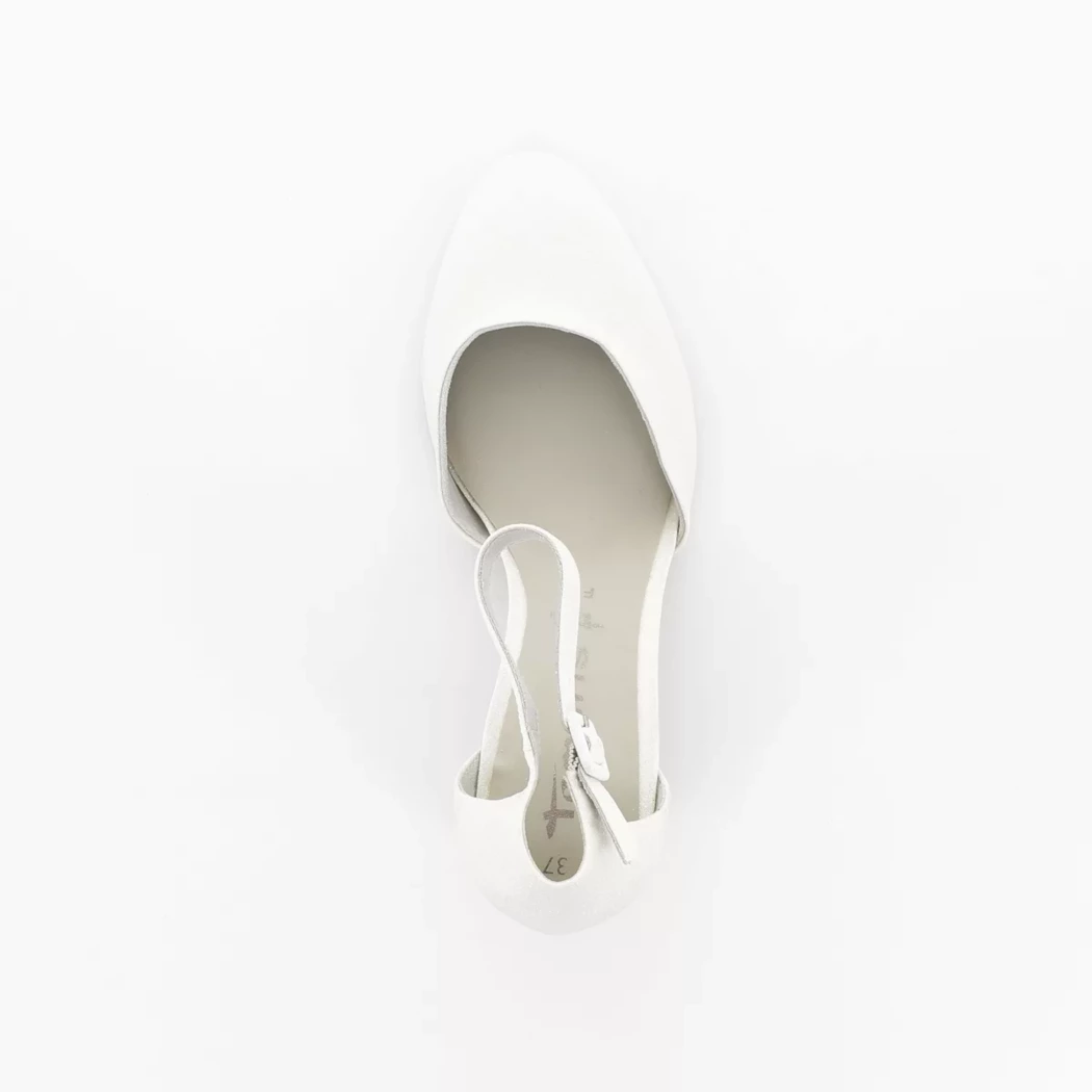 Image (6) de la chaussures Tamaris - Escarpins Blanc en Textile