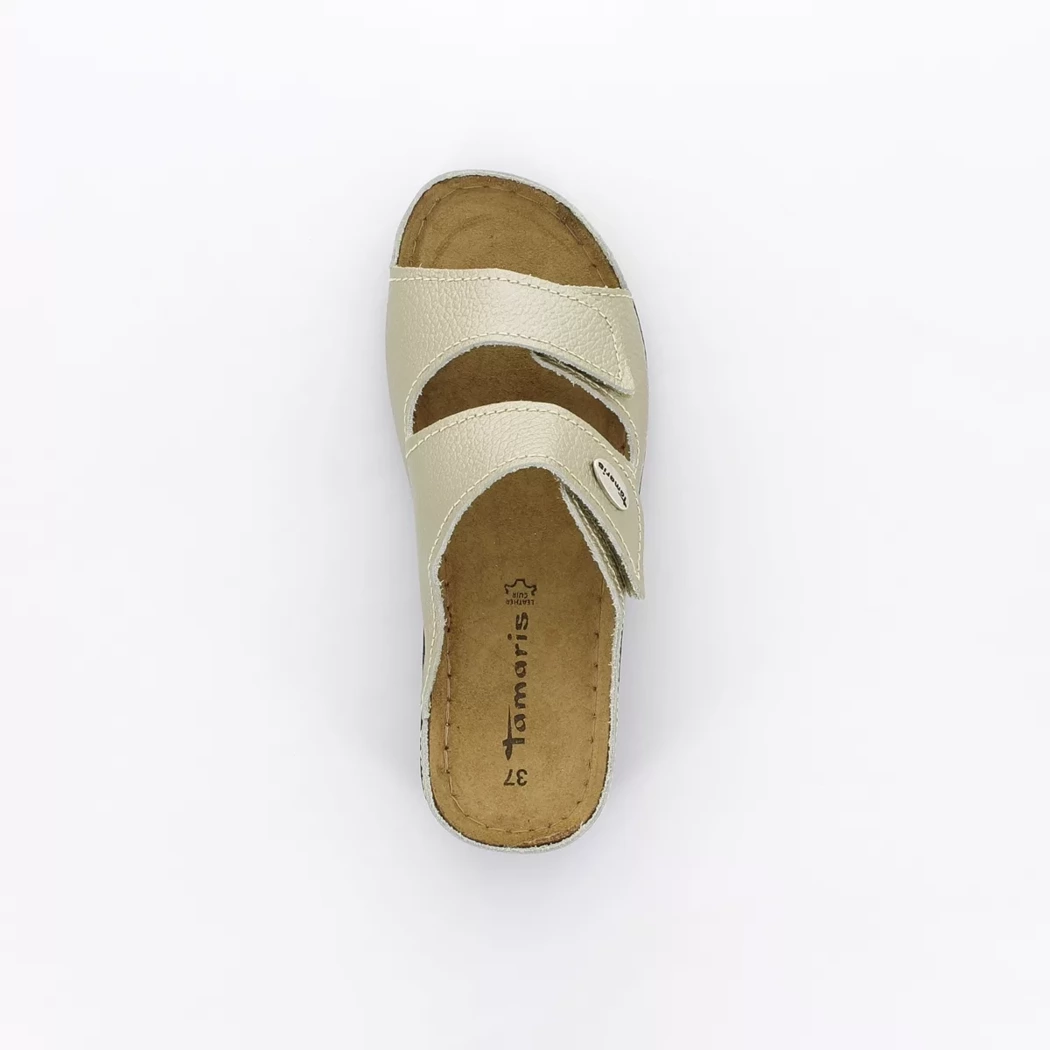 Image (6) de la chaussures Tamaris - Mules et Sabots Or / Bronze / Platine en Cuir
