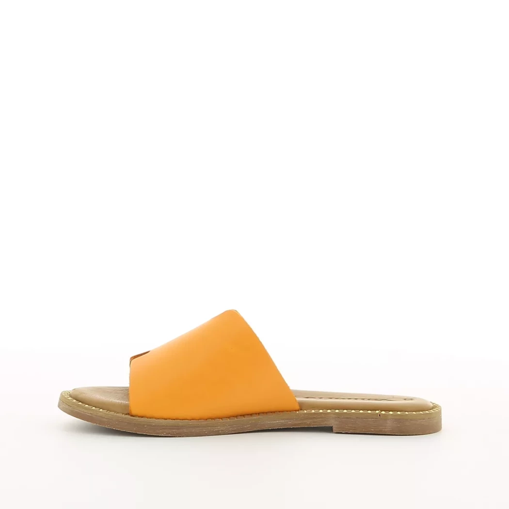 Image (4) de la chaussures Tamaris - Mules et Sabots Orange en Cuir
