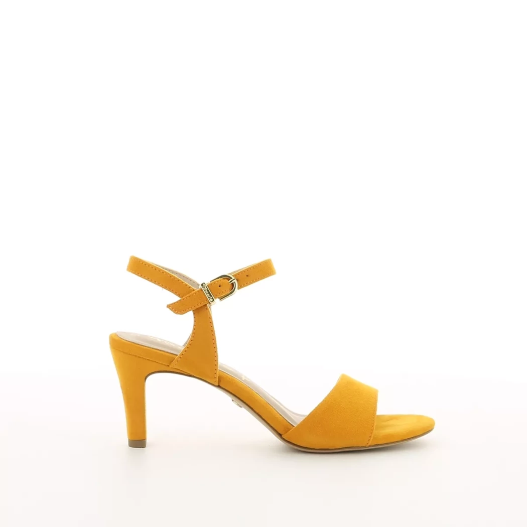 Image (2) de la chaussures Tamaris - Sandales et Nu-Pieds Orange en Cuir synthétique