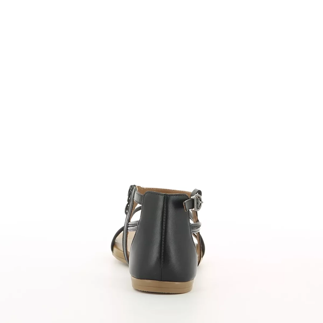Image (3) de la chaussures Tamaris - Sandales et Nu-Pieds Noir en Cuir