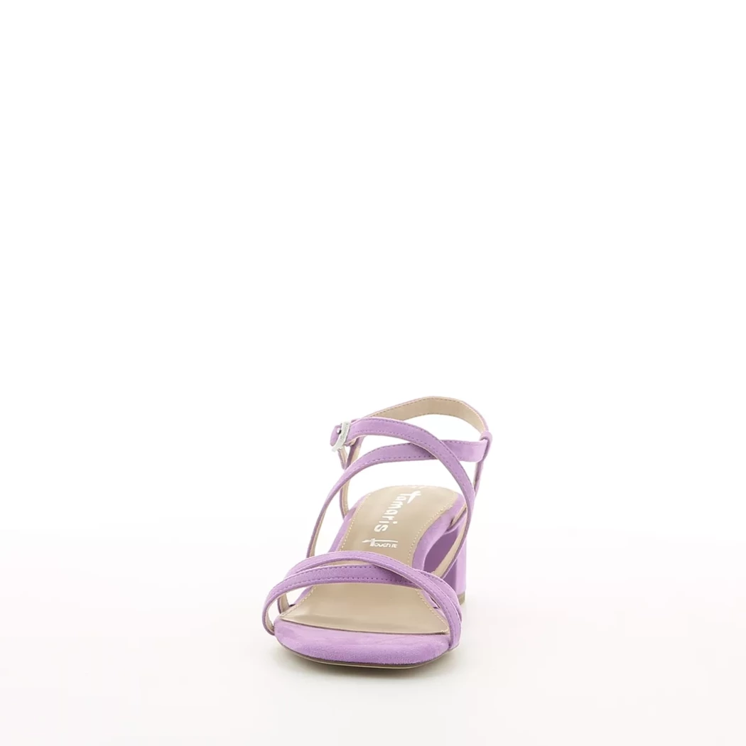 Image (5) de la chaussures Tamaris - Sandales et Nu-Pieds Violet / Lilas en Cuir synthétique