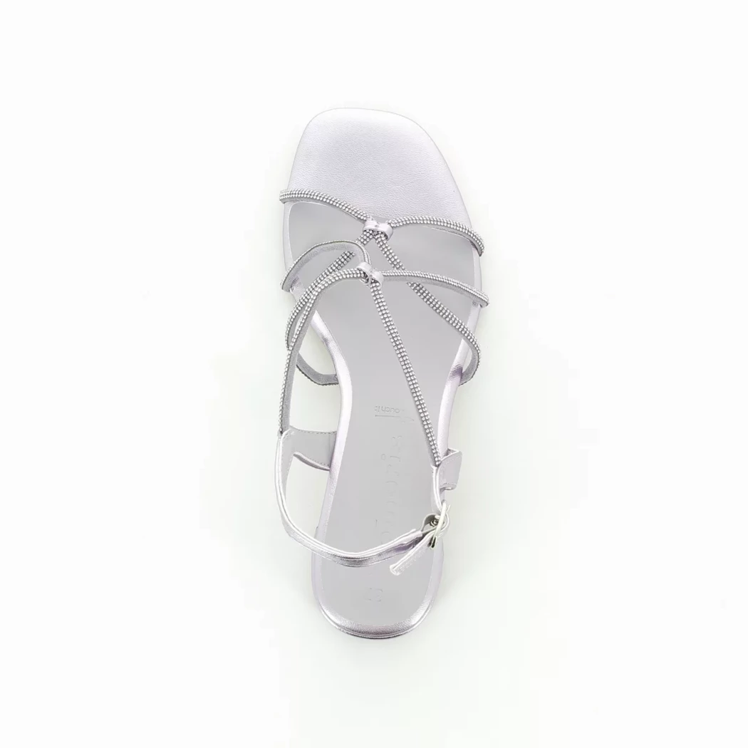 Image (6) de la chaussures Tamaris - Sandales et Nu-Pieds Violet / Lilas en Cuir synthétique