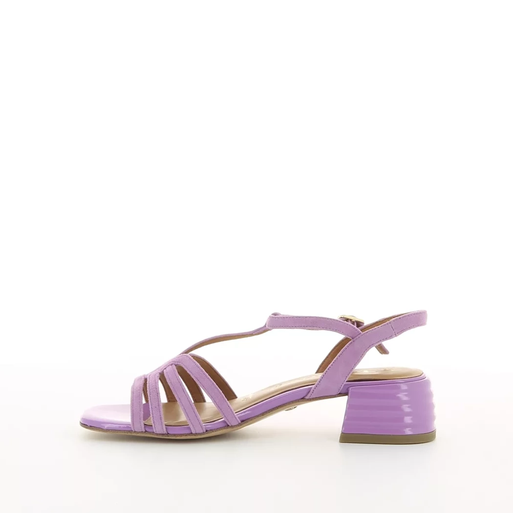 Image (4) de la chaussures Tamaris - Sandales et Nu-Pieds Violet / Lilas en Cuir nubuck