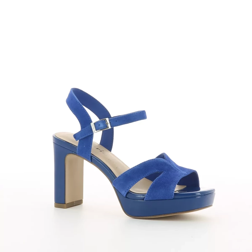 Image (1) de la chaussures Tamaris - Sandales et Nu-Pieds Bleu en Cuir nubuck