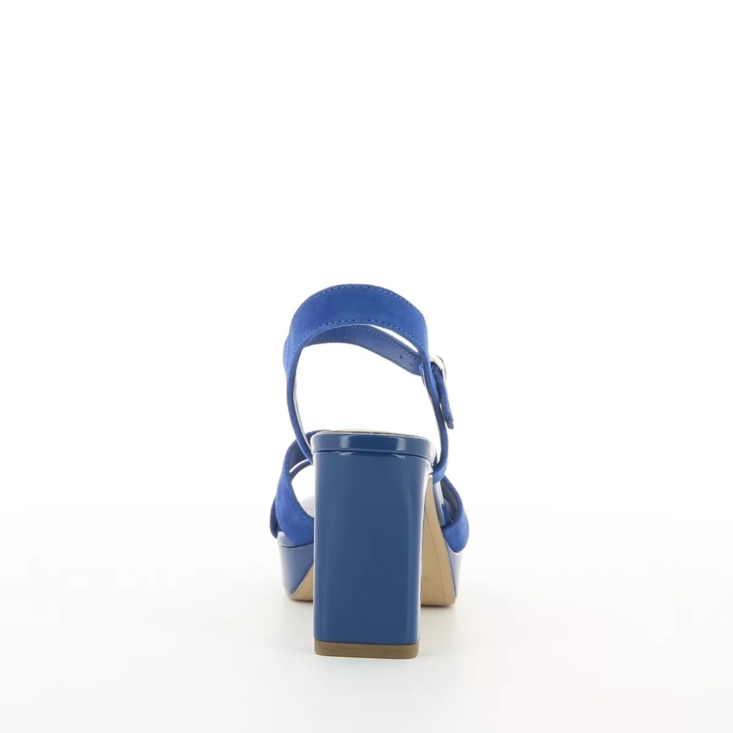 Image (3) de la chaussures Tamaris - Sandales et Nu-Pieds Bleu en Cuir nubuck