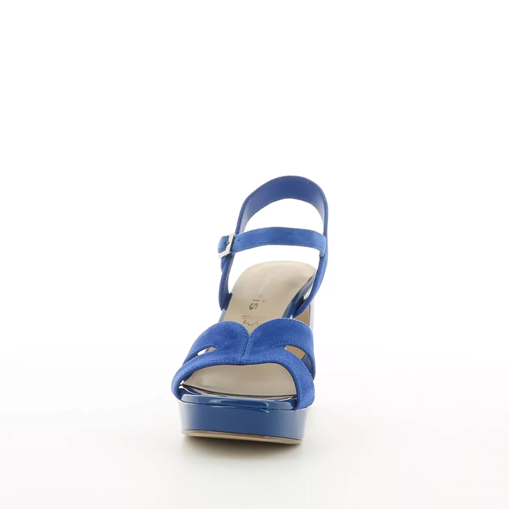 Image (5) de la chaussures Tamaris - Sandales et Nu-Pieds Bleu en Cuir nubuck