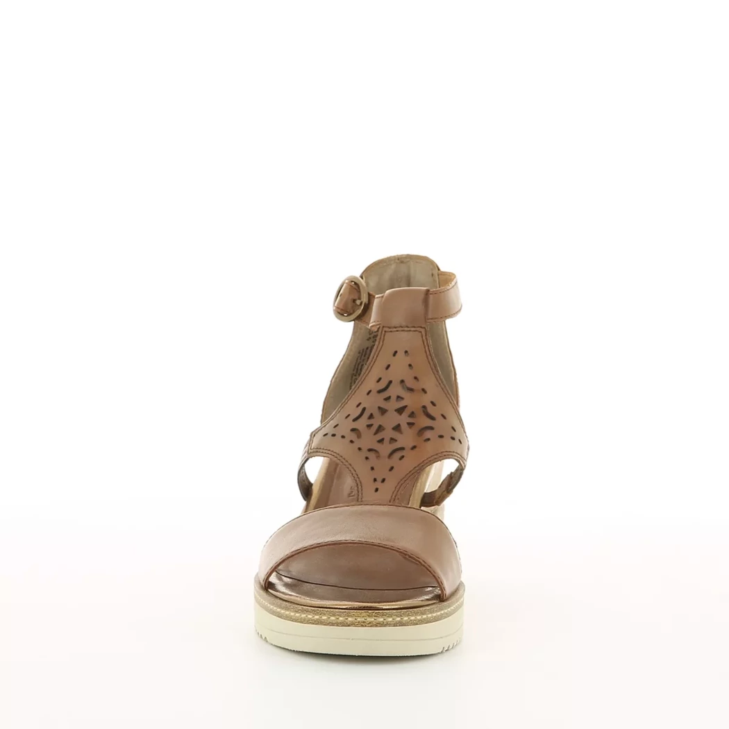 Image (5) de la chaussures Tamaris - Sandales et Nu-Pieds Cuir naturel / Cognac en Cuir