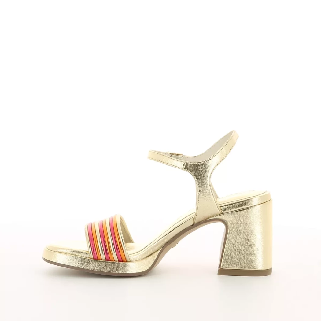 Image (4) de la chaussures Tamaris - Sandales et Nu-Pieds Or / Bronze / Platine en Cuir synthétique
