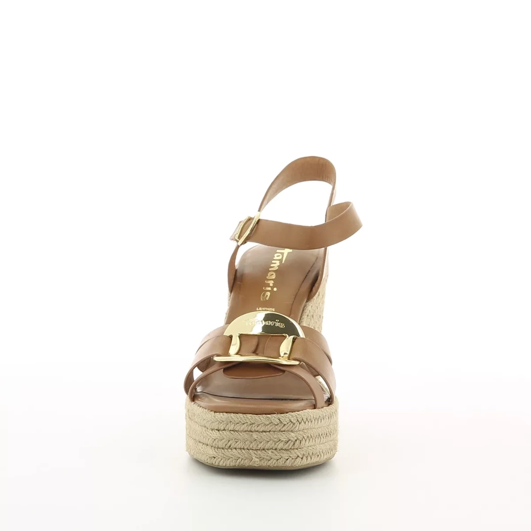 Image (5) de la chaussures Tamaris - Sandales et Nu-Pieds Cuir naturel / Cognac en Cuir