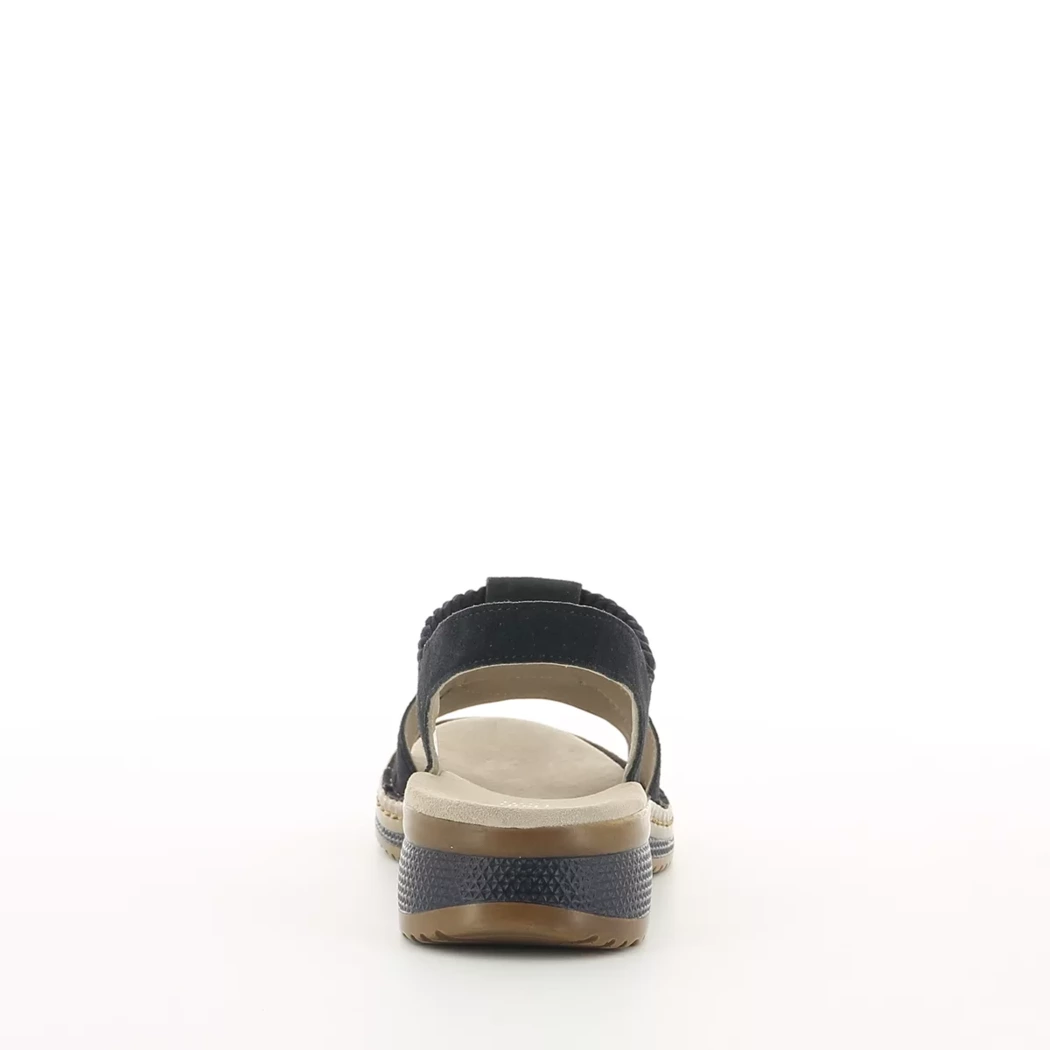 Image (3) de la chaussures Ara - Sandales et Nu-Pieds Bleu en Cuir nubuck