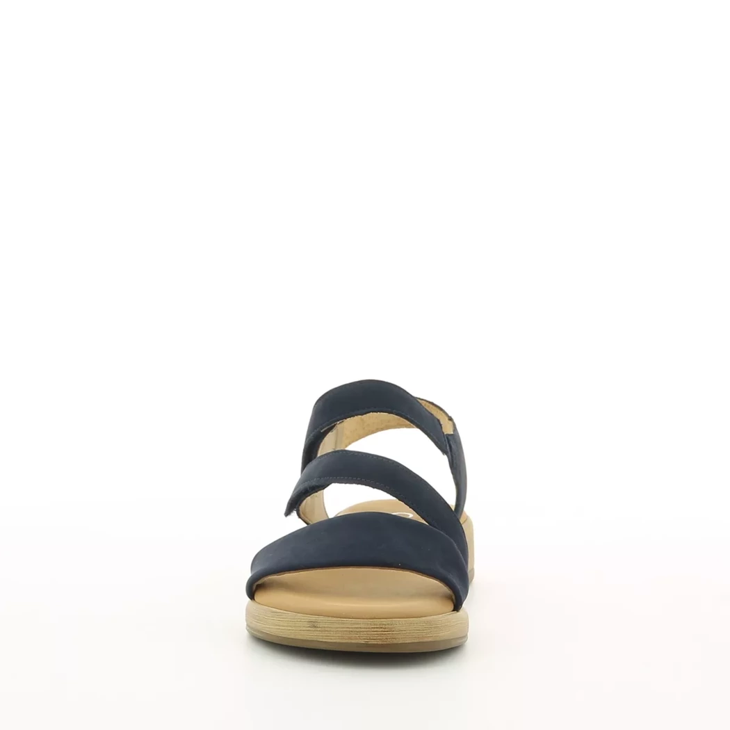 Image (5) de la chaussures Gabor - Sandales et Nu-Pieds Bleu en Cuir nubuck