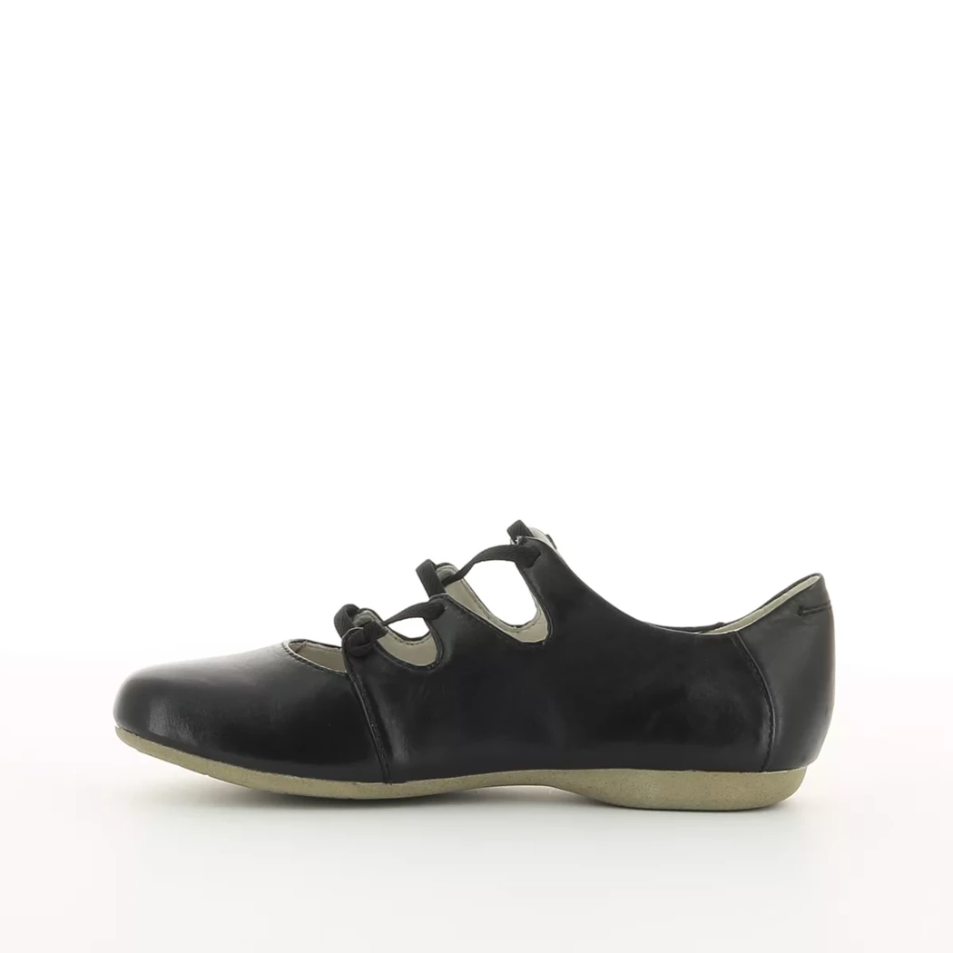 Image (4) de la chaussures Josef Seibel - Ballerines Noir en Cuir