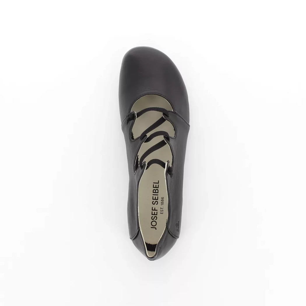 Image (6) de la chaussures Josef Seibel - Ballerines Noir en Cuir