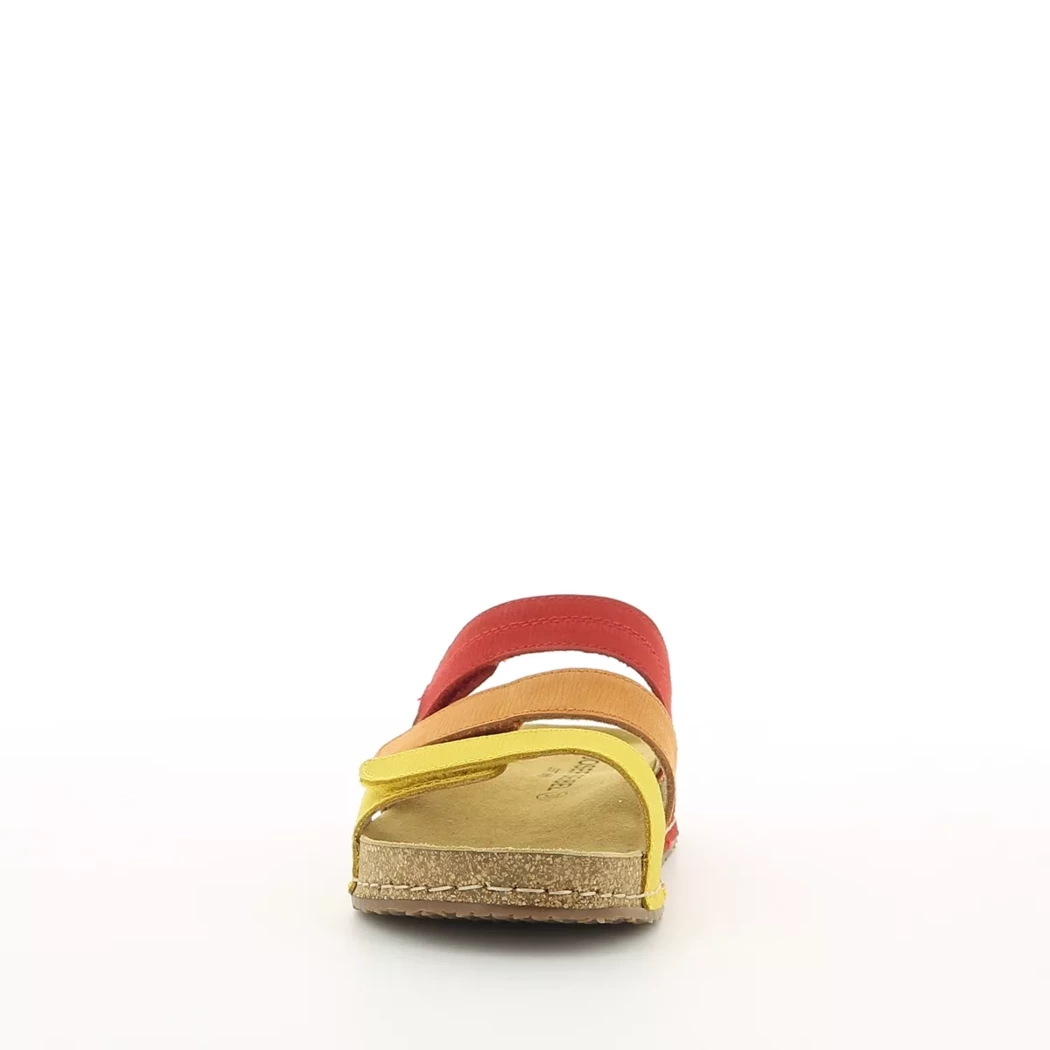 Image (5) de la chaussures Josef Seibel - Mules et Sabots Rouge en Cuir