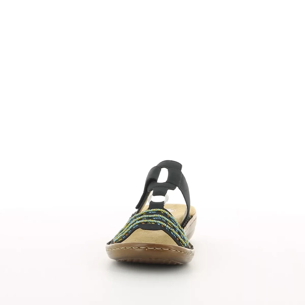 Image (5) de la chaussures Rieker - Mules et Sabots Bleu en Cuir nubuck