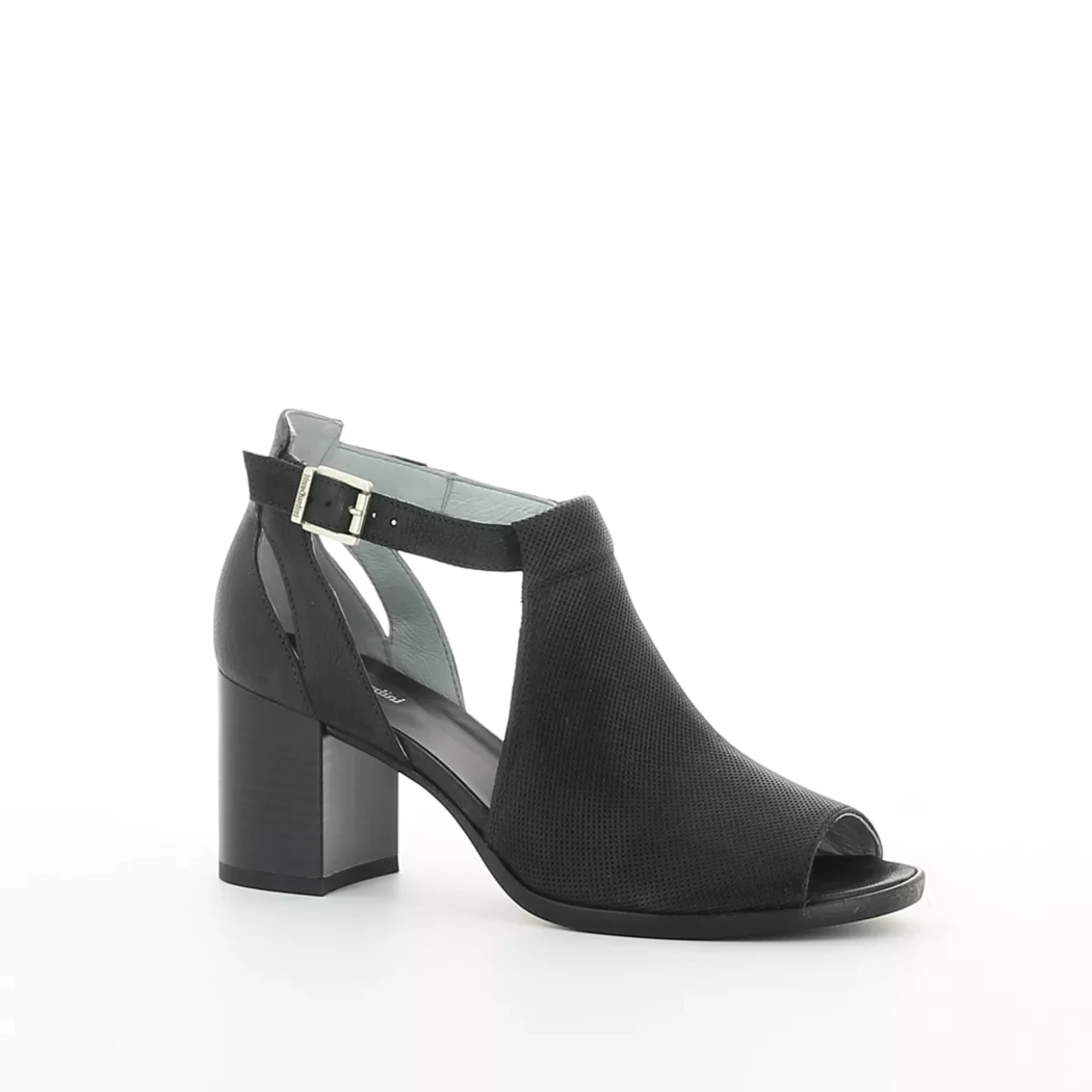 Image (1) de la chaussures Nero Giardini - Sandales et Nu-Pieds Noir en Cuir synthétique