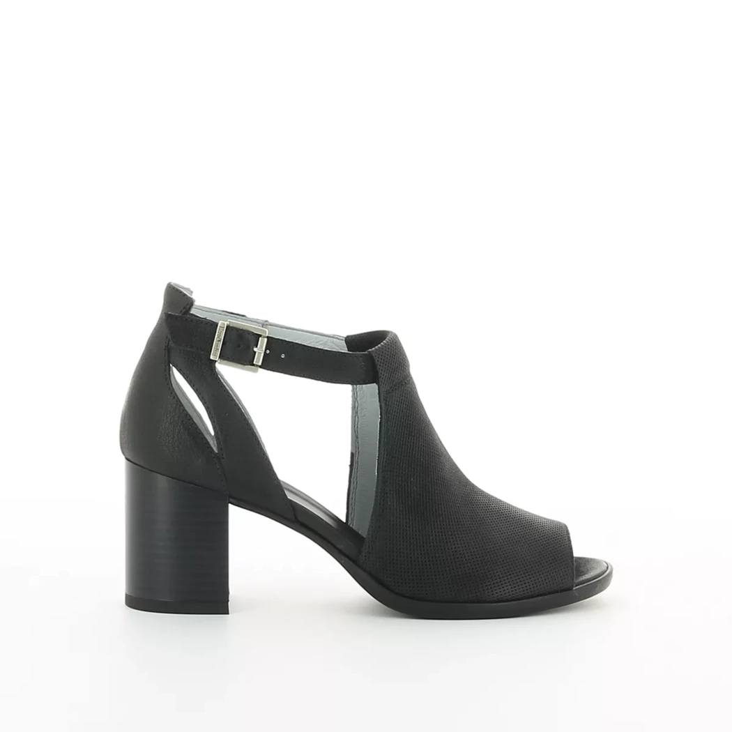 Image (2) de la chaussures Nero Giardini - Sandales et Nu-Pieds Noir en Cuir synthétique
