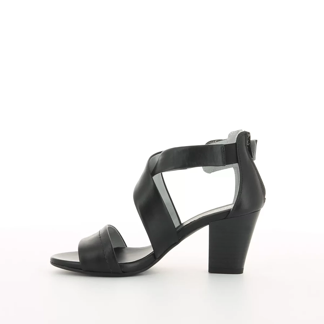 Image (4) de la chaussures Nero Giardini - Sandales et Nu-Pieds Noir en Cuir