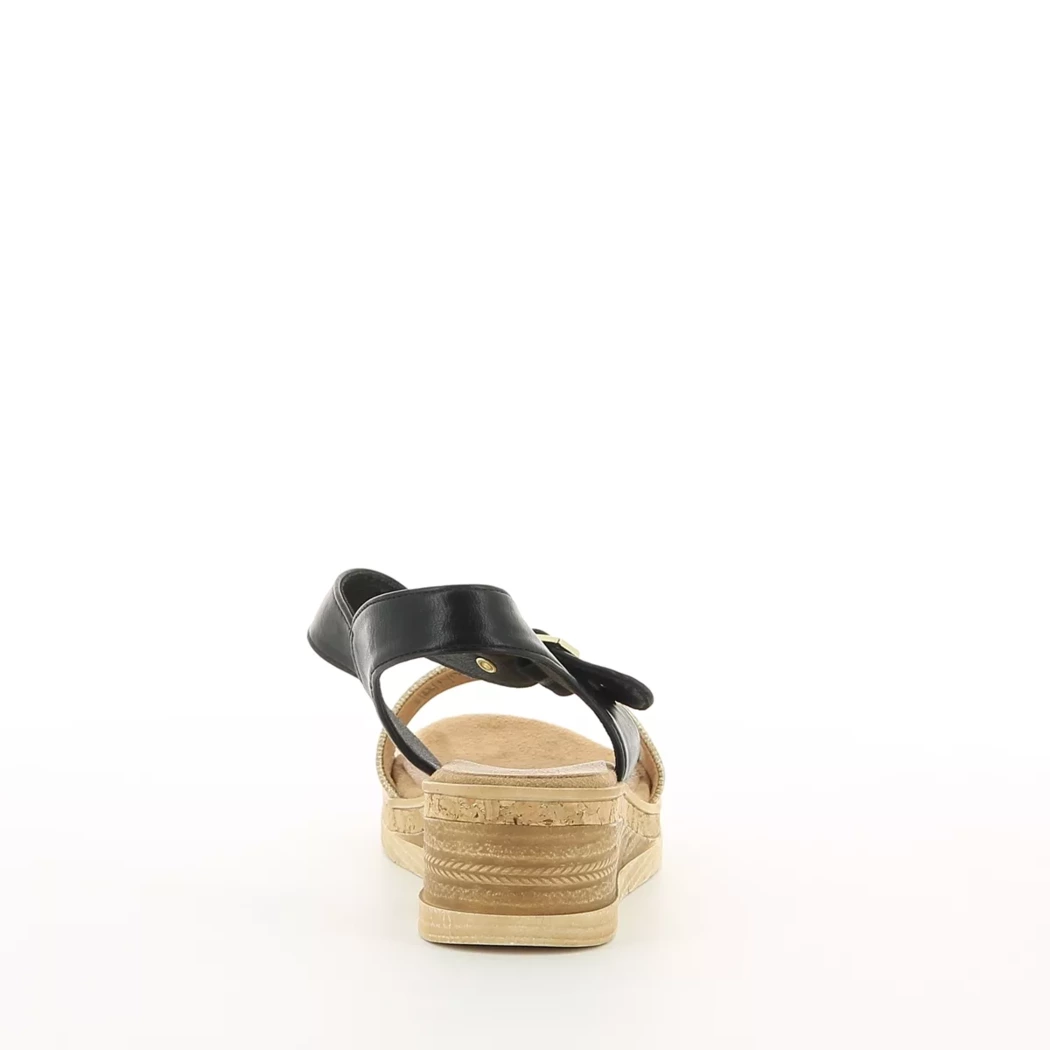 Image (3) de la chaussures Jane Klain - Sandales et Nu-Pieds Noir en Cuir synthétique