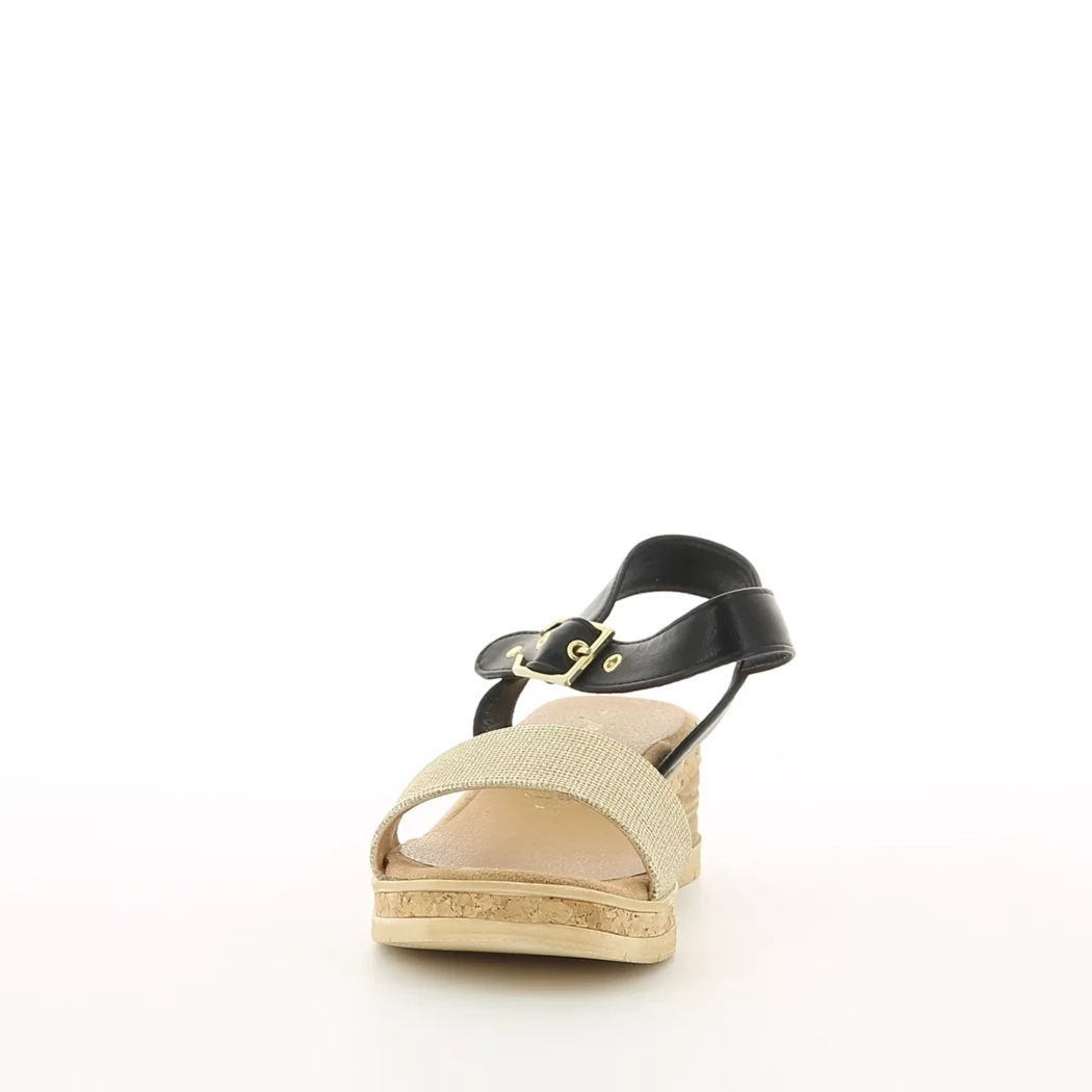 Image (5) de la chaussures Jane Klain - Sandales et Nu-Pieds Noir en Cuir synthétique