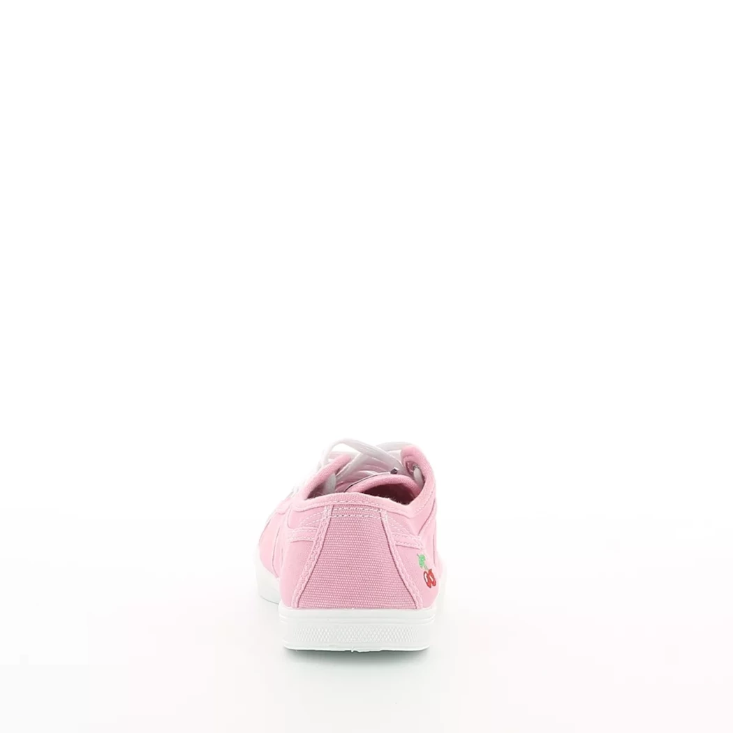Image (3) de la chaussures Le Temps des Cerises - Baskets Rose en Textile