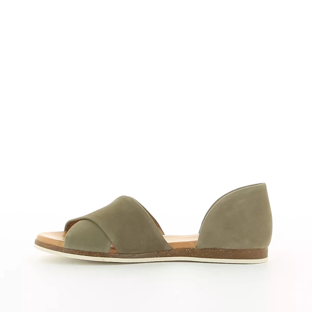 Image (4) de la chaussures Apple of Eden - Sandales et Nu-Pieds Vert en Cuir nubuck