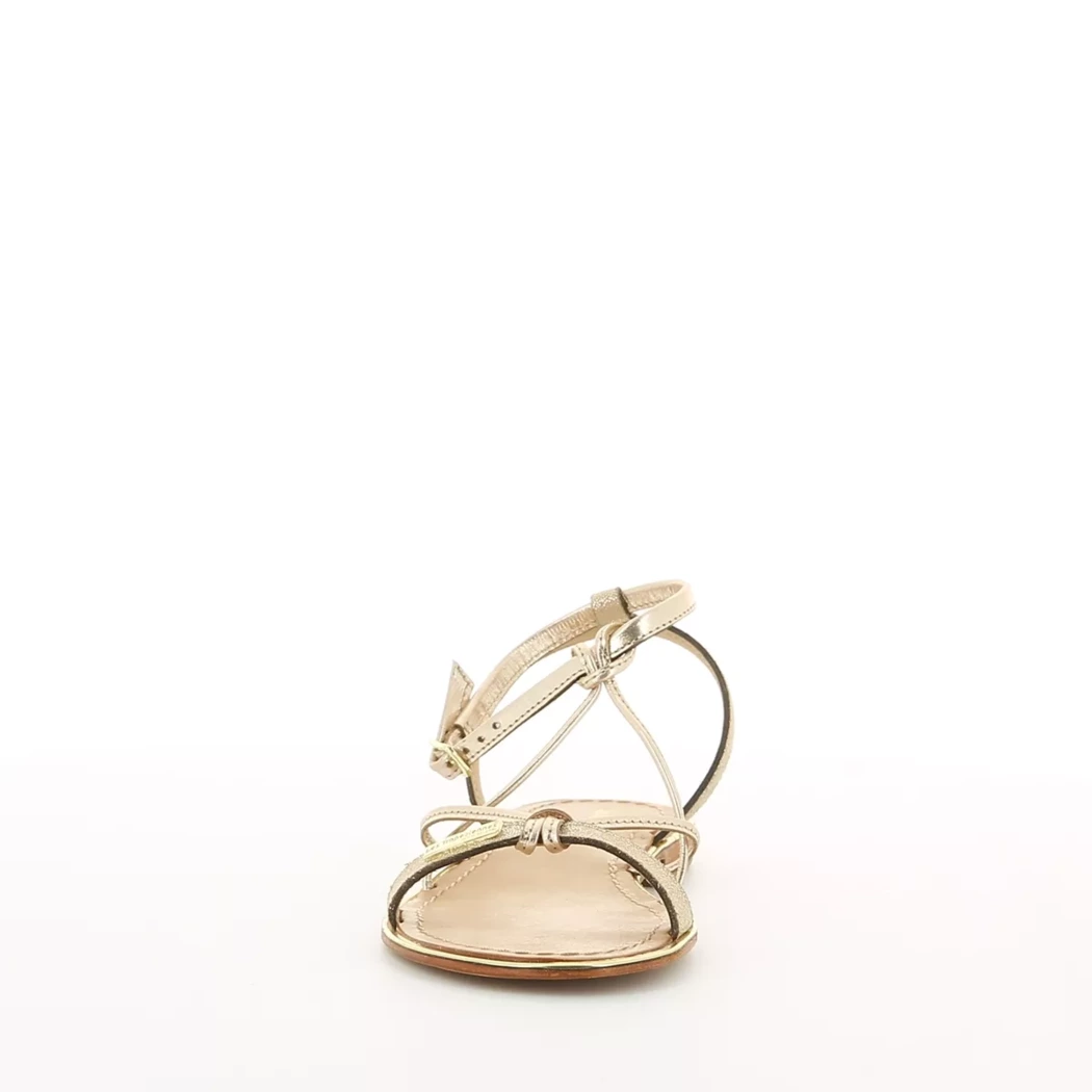 Image (5) de la chaussures Les Tropeziennes - Sandales et Nu-Pieds Or / Bronze / Platine en Cuir
