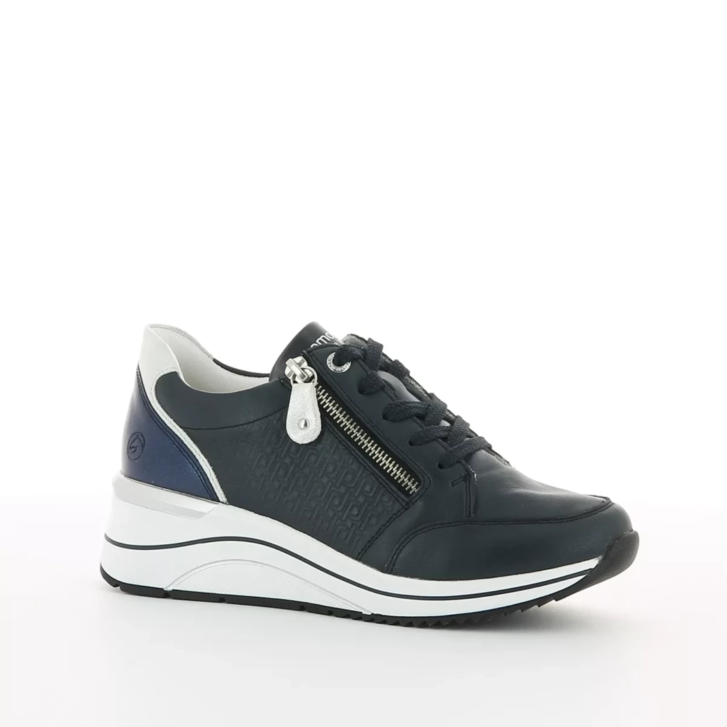 Image (1) de la chaussures Remonte - Baskets Bleu en Cuir