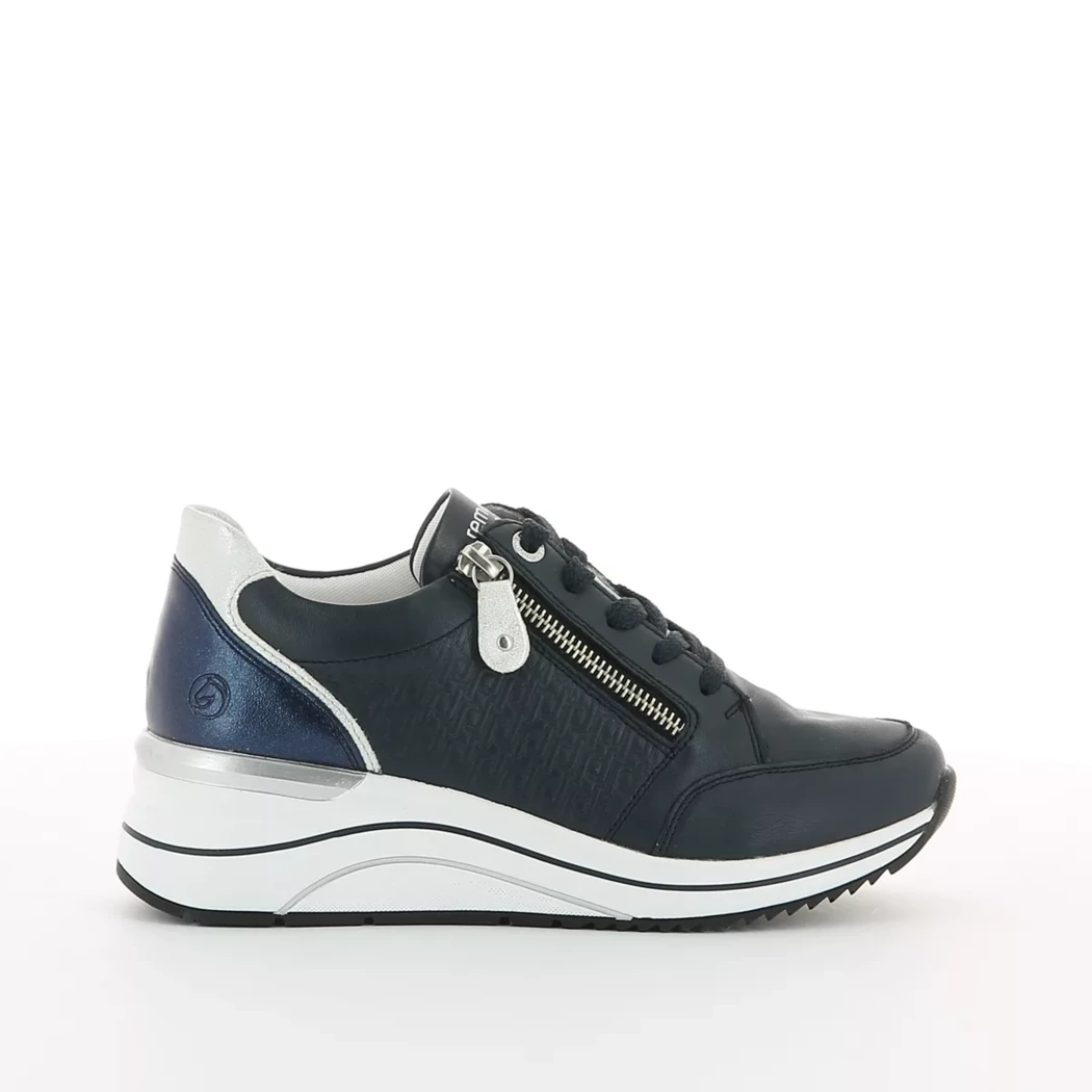 Image (2) de la chaussures Remonte - Baskets Bleu en Cuir