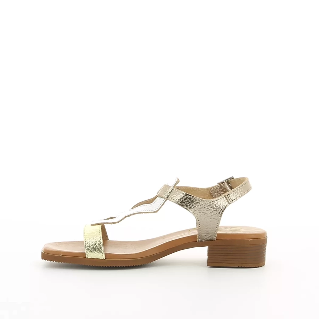 Image (4) de la chaussures Oh! My Sandals - Sandales et Nu-Pieds Or / Bronze / Platine en Cuir