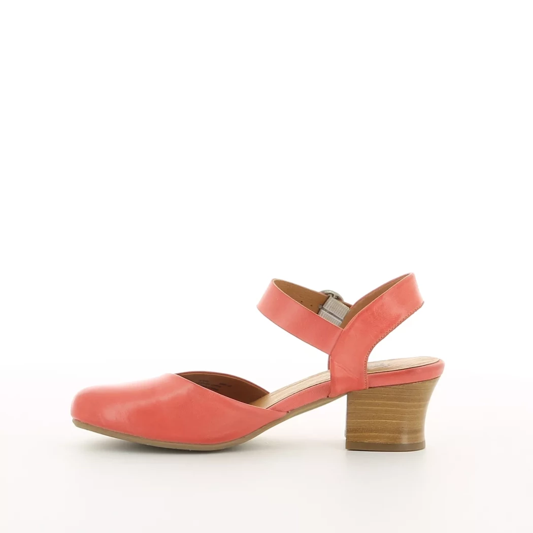 Image (4) de la chaussures Miz Mooz - Escarpins Rouge en Cuir