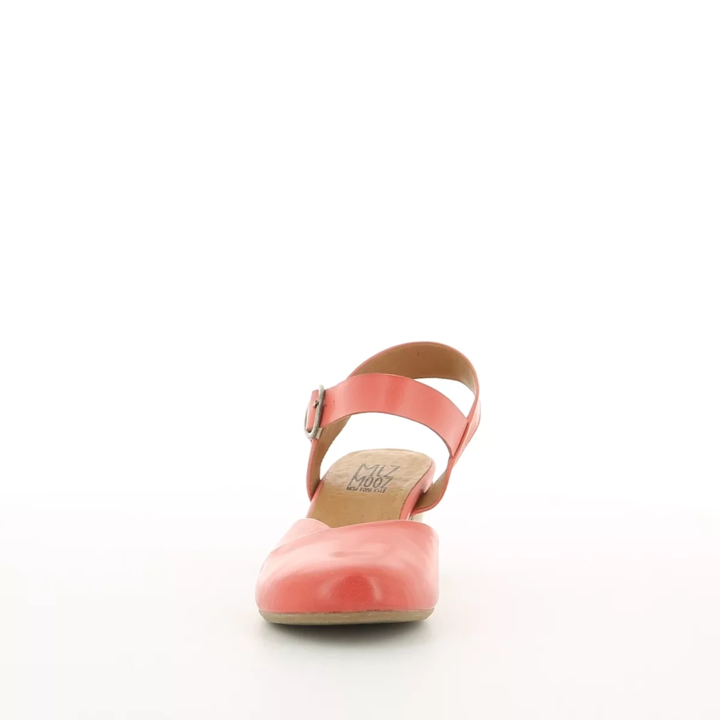 Image (5) de la chaussures Miz Mooz - Escarpins Rouge en Cuir