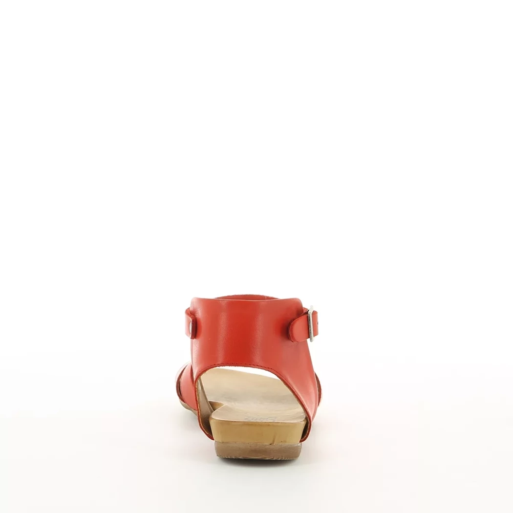 Image (3) de la chaussures Miz Mooz - Sandales et Nu-Pieds Rouge en Cuir
