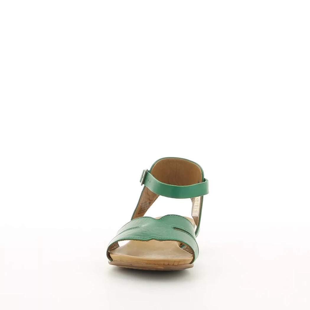 Image (5) de la chaussures Miz Mooz - Sandales et Nu-Pieds Vert en Cuir