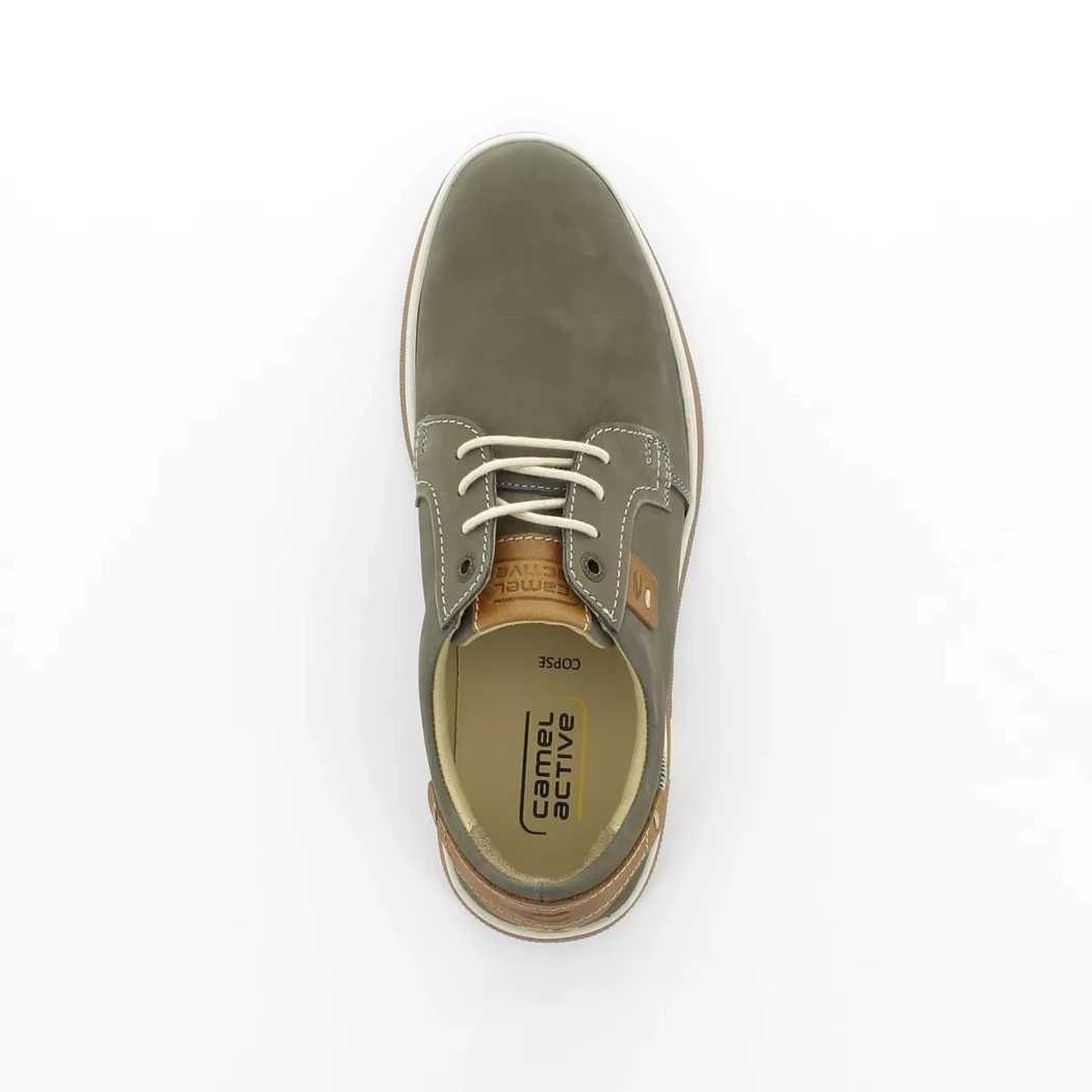 Image (6) de la chaussures Camel Active - Baskets Vert en Cuir nubuck