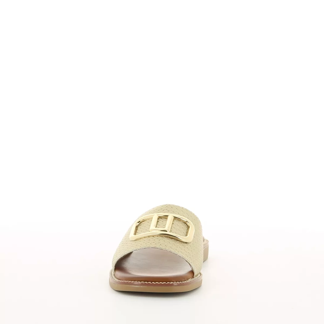 Image (5) de la chaussures Double Heart - Mules et Sabots Or / Bronze / Platine en Cuir synthétique