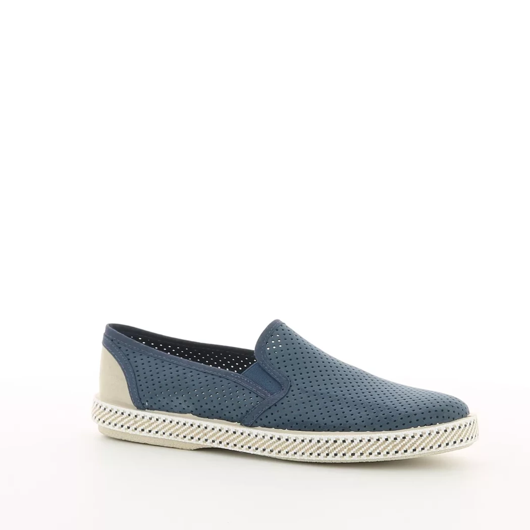 Image (1) de la chaussures Comfort Plus - Mocassins Bleu en Cuir nubuck