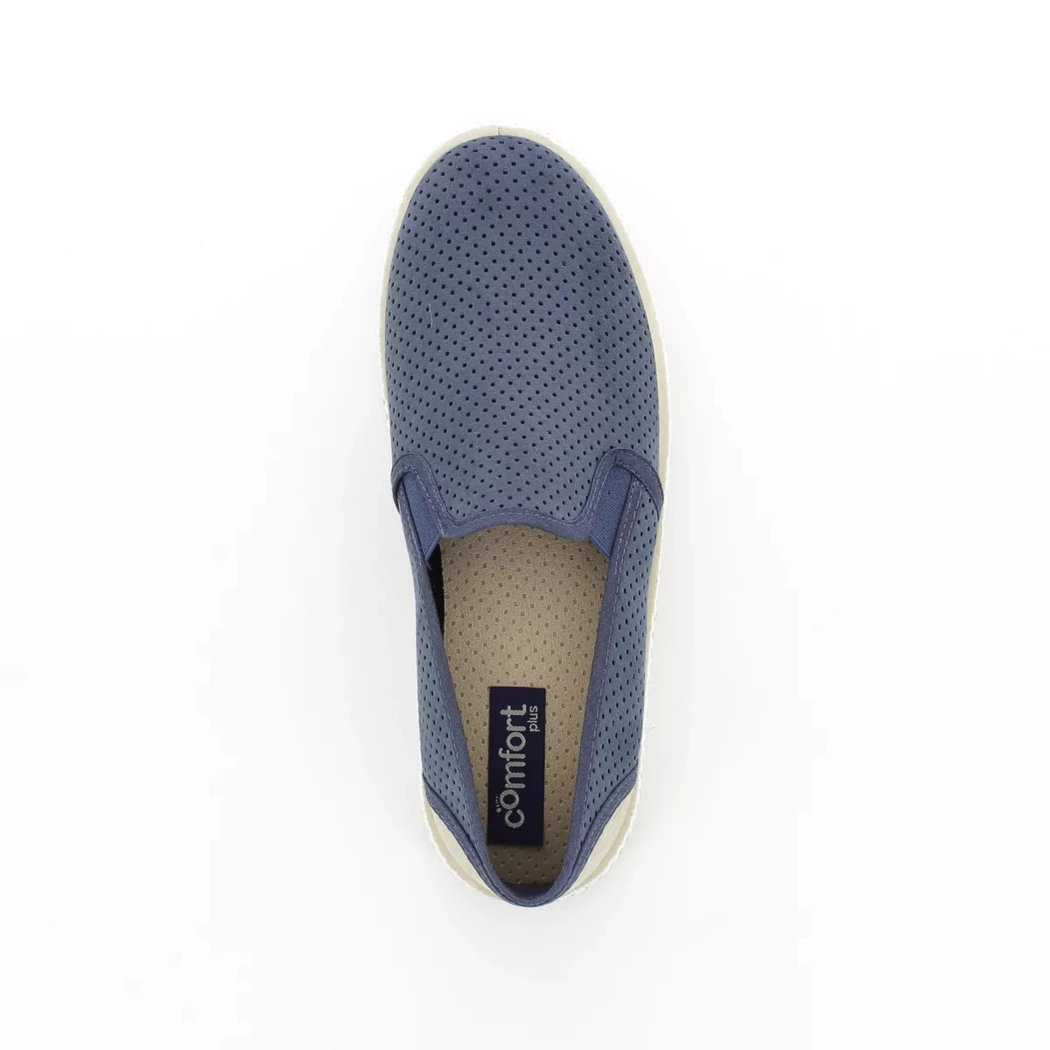 Image (6) de la chaussures Comfort Plus - Mocassins Bleu en Cuir nubuck