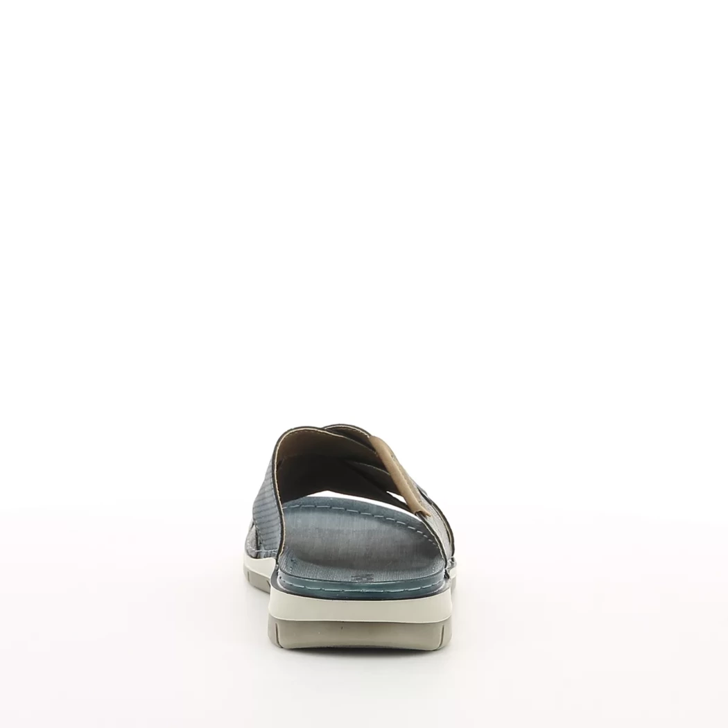Image (3) de la chaussures Inblu - Mules et Sabots Bleu en Cuir synthétique